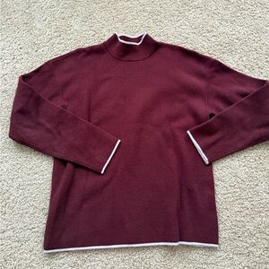 Anthropologie Mock Neck Sweater